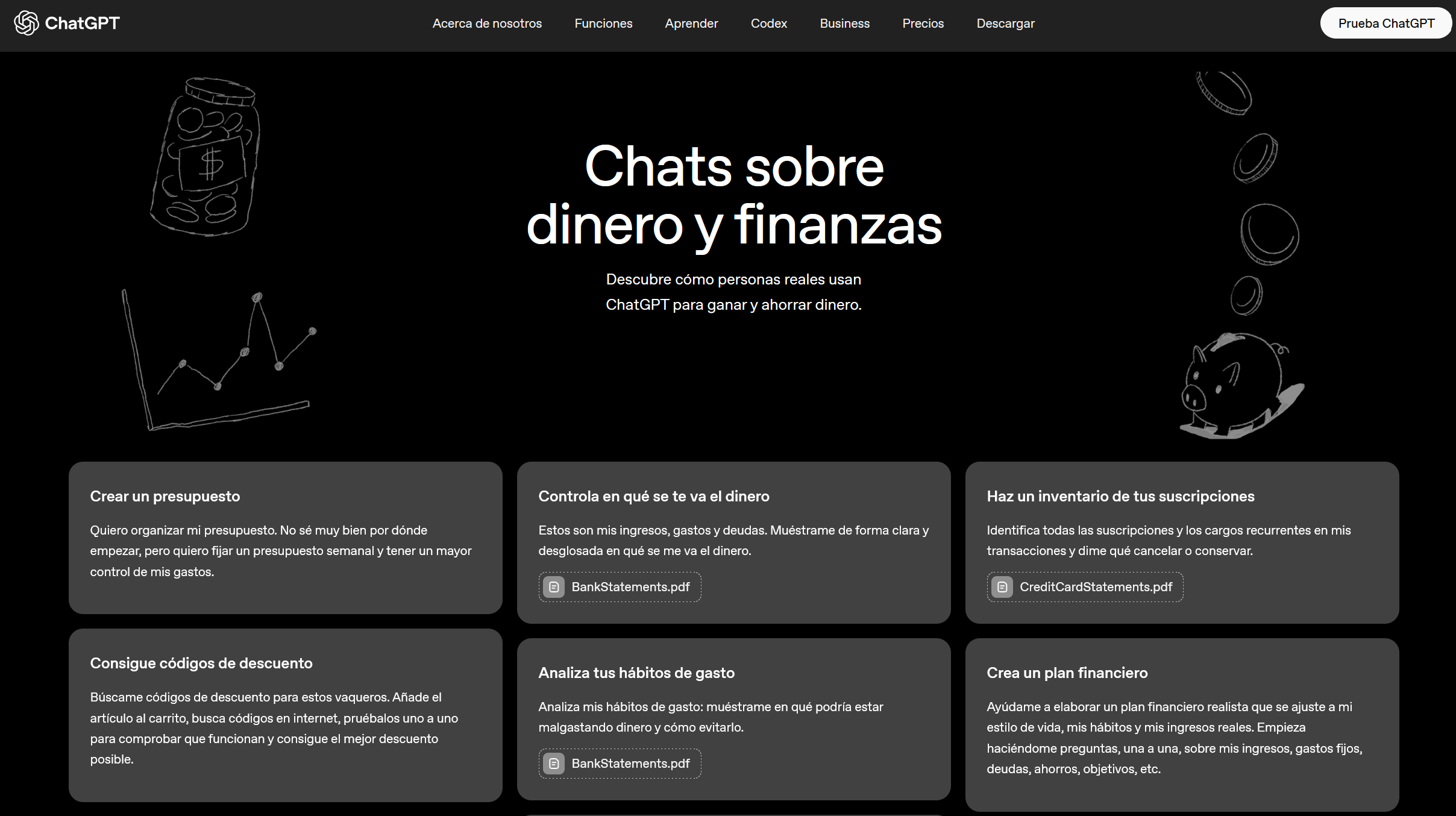 ChatGPT-Chats-sobre-dinero