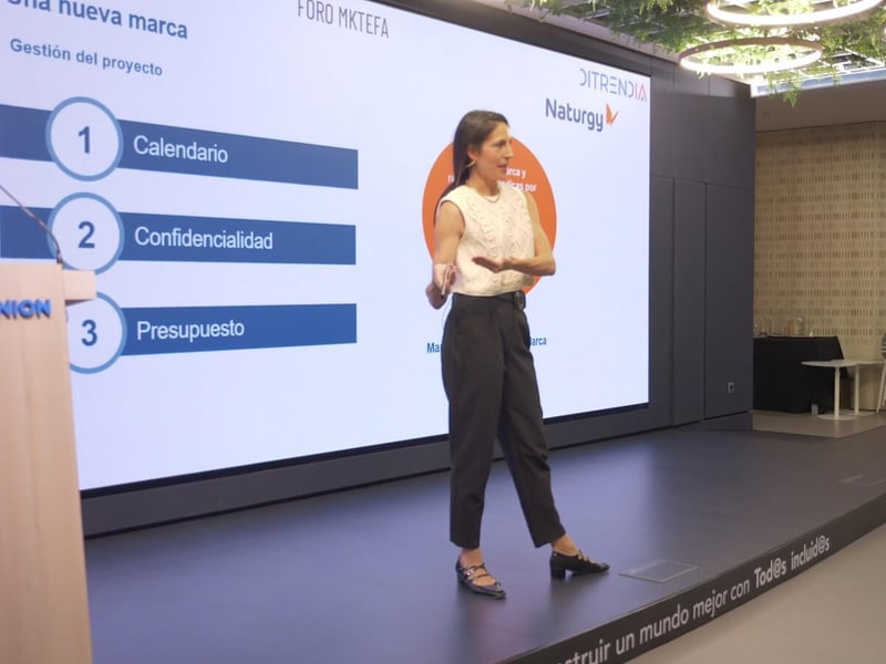 María Luisa de la Peña, Head of Corporate Marketing and Brand, NATURGY 